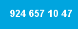 924 657 10 47 924 657 10 47